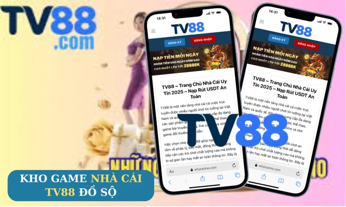 kho game đổi thưởng TV88